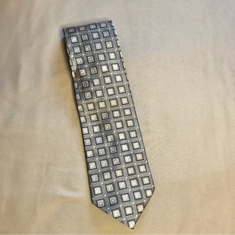 Private Stock Gray Silk Tie